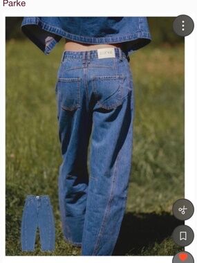 Parke Horseshoe Jeans – Iconic Barrel Leg Denim – Trendy Designer Fit